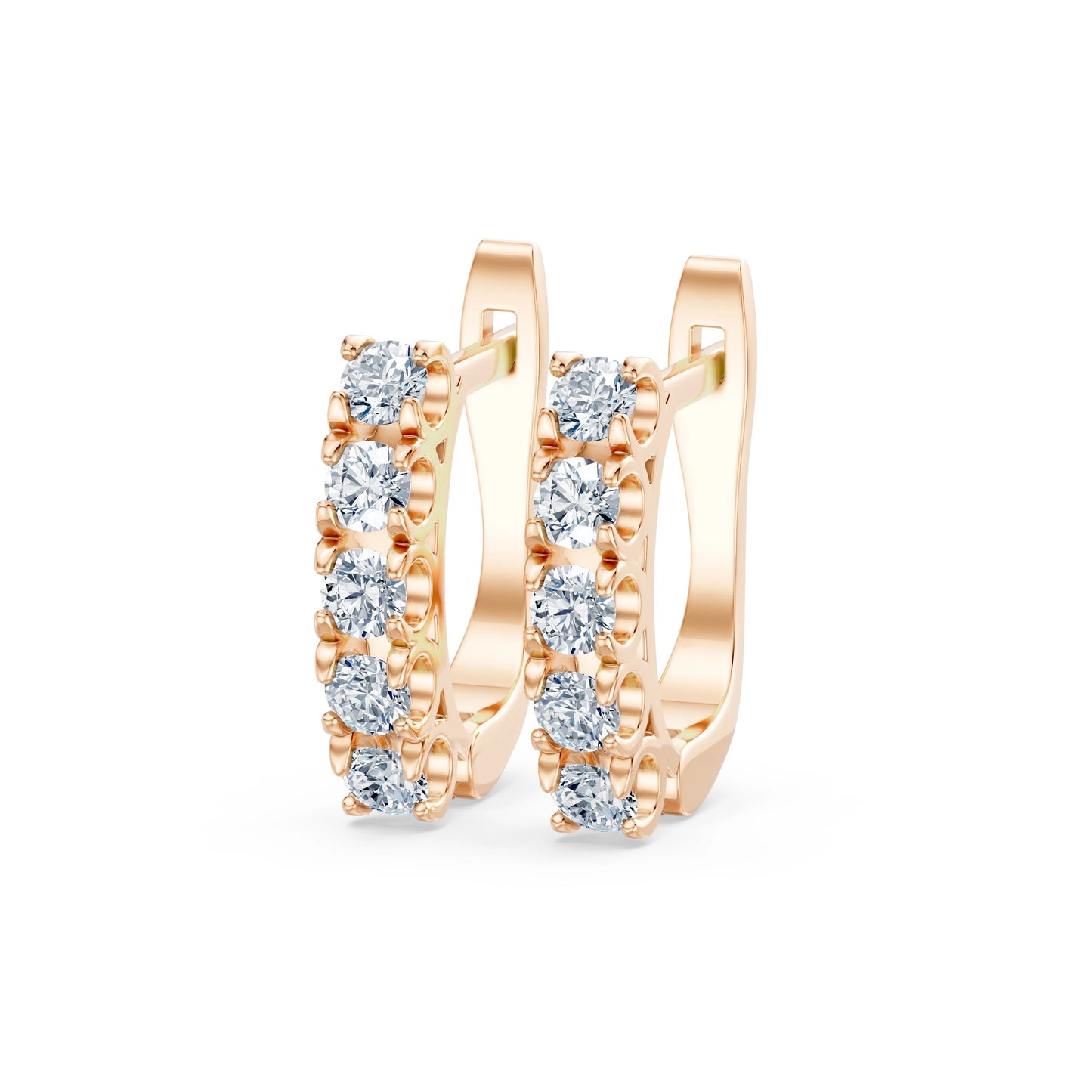 Eternity-Ohrringe, 0.6 ct — 102-10123(2.5)