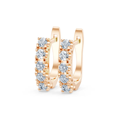 Eternity-Ohrringe, 0.6 ct — 102-10123(2.5)