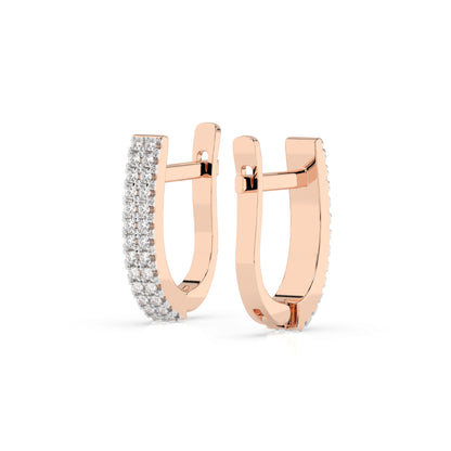 Eternity-Ohrringe (Rund), 0.21 ct — 102-10300