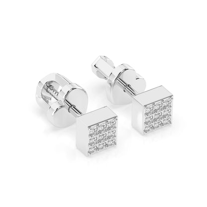 Illusion-Ohrringe (Rund), 0.11 ct — 102-10063