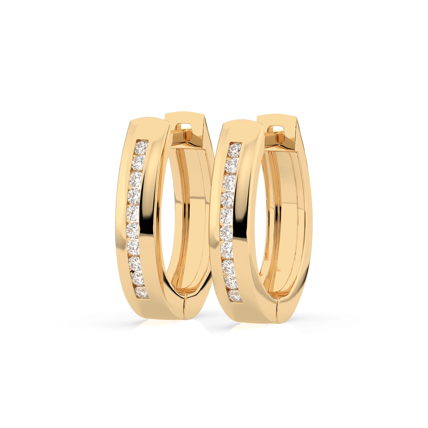 Eternity-Ohrringe (Rund), 0.16 ct — 102-10047