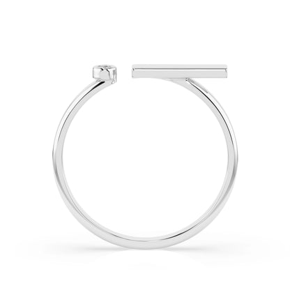 Minimalismus-Ring (Rund), 0.02 ct — 101-10066