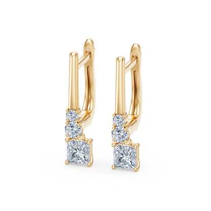 Solitär-Eternity-Ohrringe, 0.6 ct — 102-10143(0.30)PR