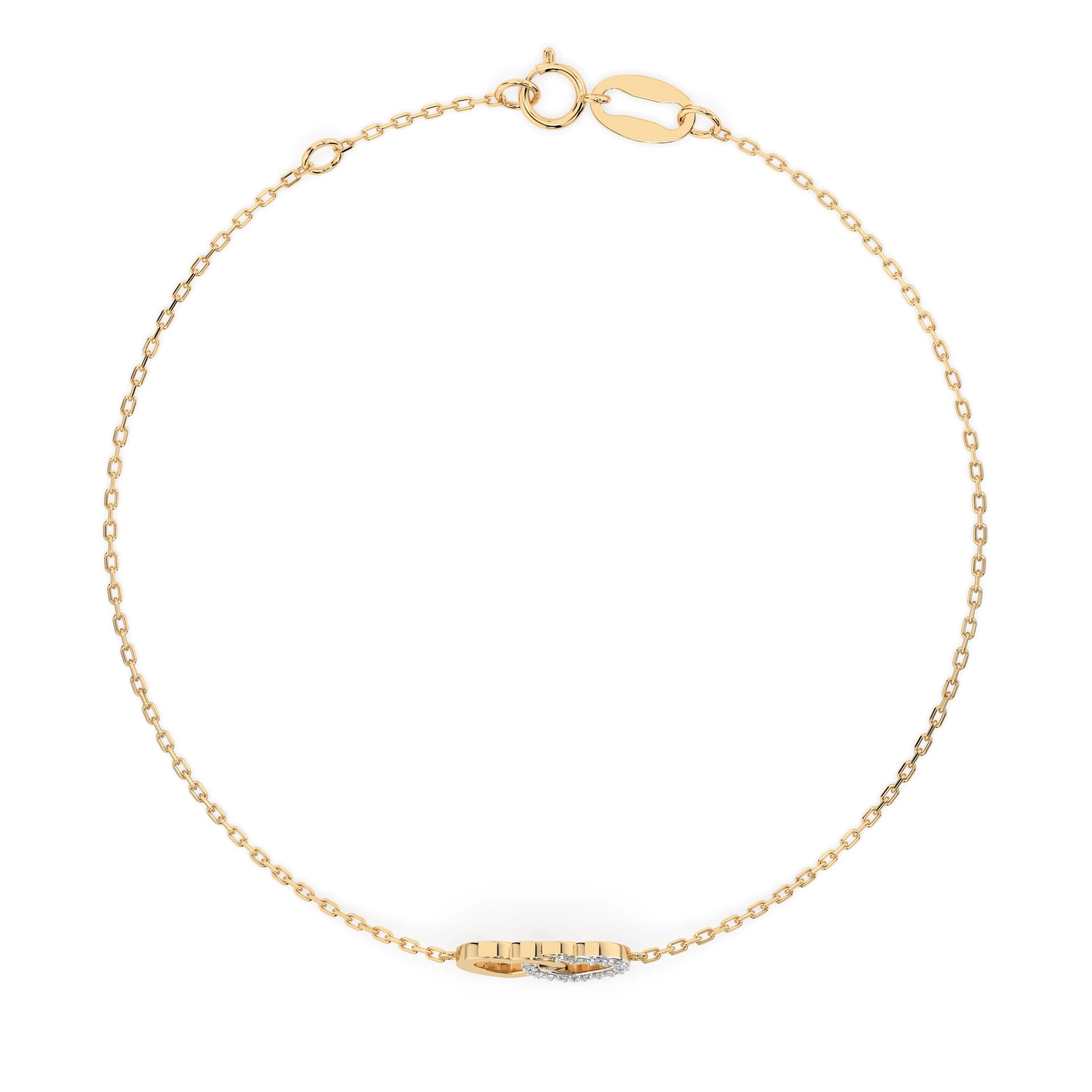 Minimalismus-Armband (Rund), 0.08 ct — 105-10010