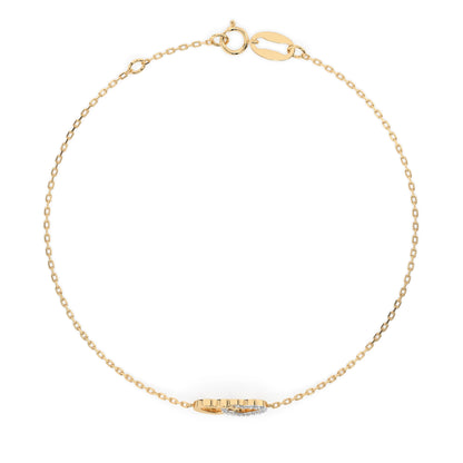 Minimalismus-Armband (Rund), 0.08 ct — 105-10010