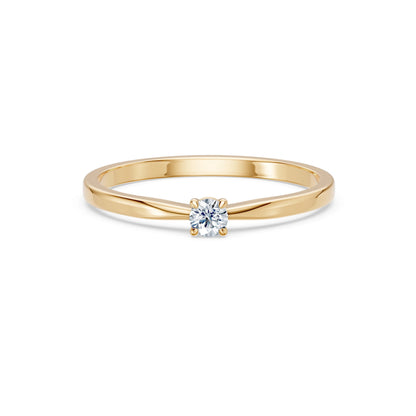 Solitär-Ring, 0.1 ct — 101-10116(3.0)