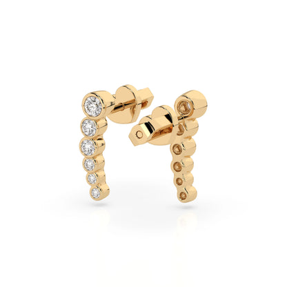 Eternity-Ohrringe (Rund), 0.03 ct — 102-10031