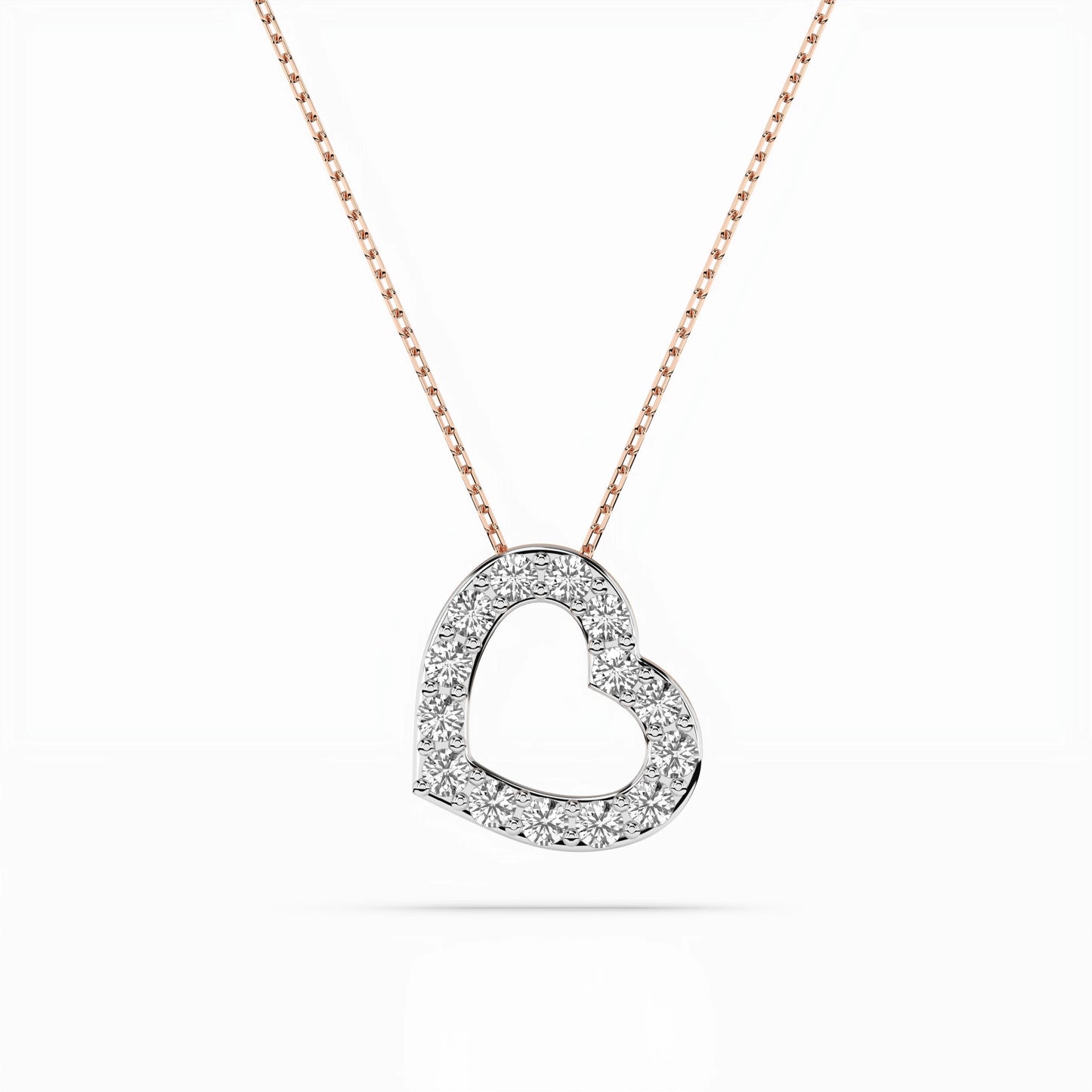 Minimalismus-Halskette (Rund), 0.35 ct — 104-10061
