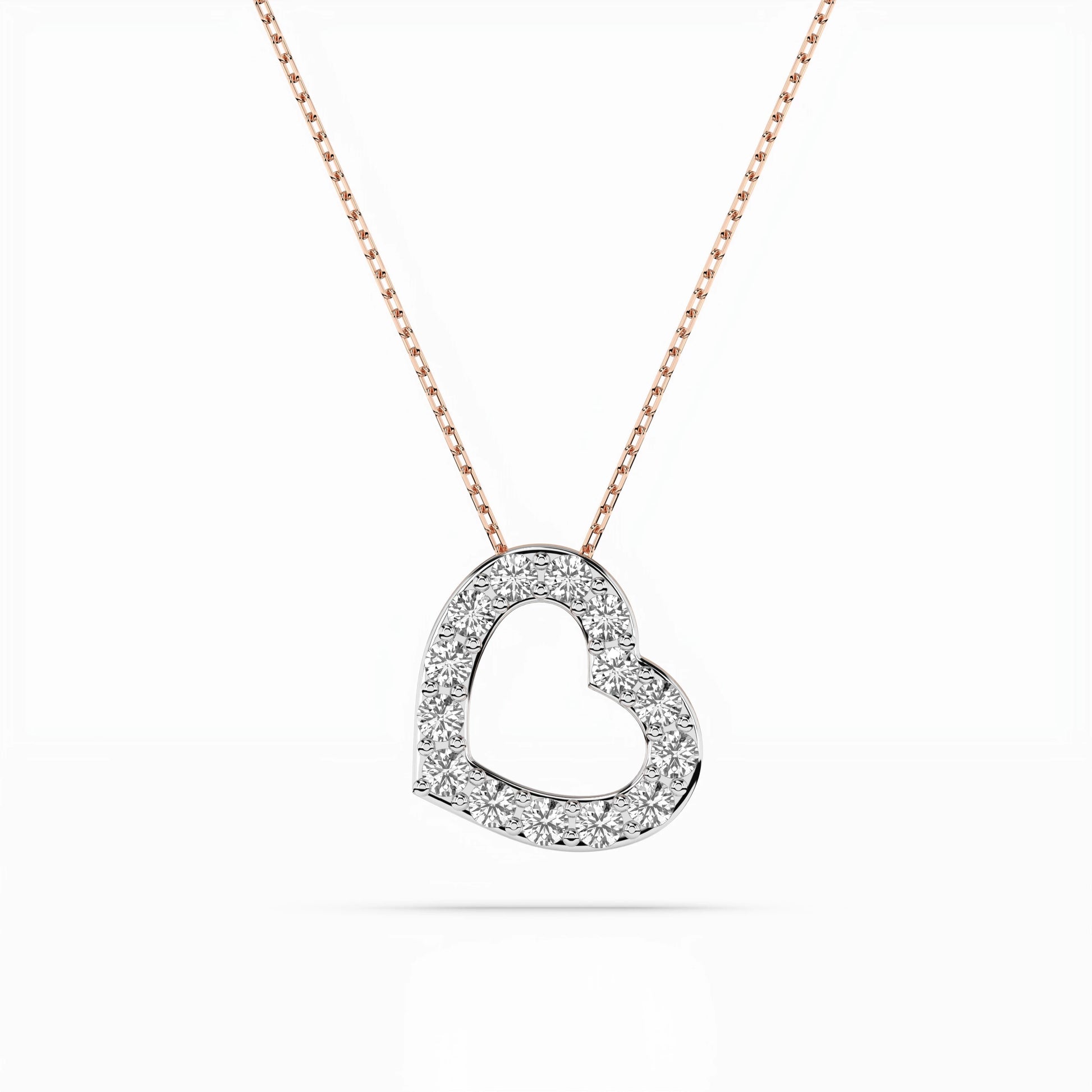 Minimalismus-Halskette (Rund), 0.35 ct — 104-10061