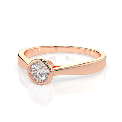 Solitär-Ring (Rund), 0.3 ct — 101-10010(4.2)