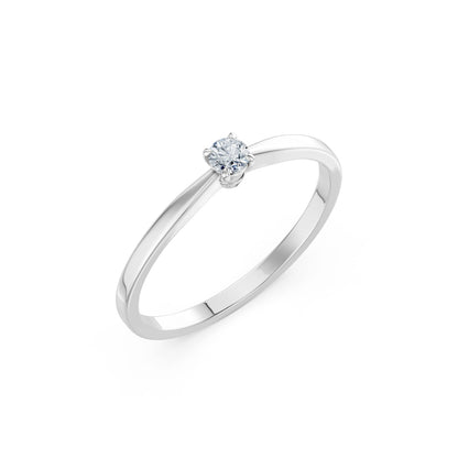 Solitär-Ring, 0.1 ct — 101-10116(3.0)