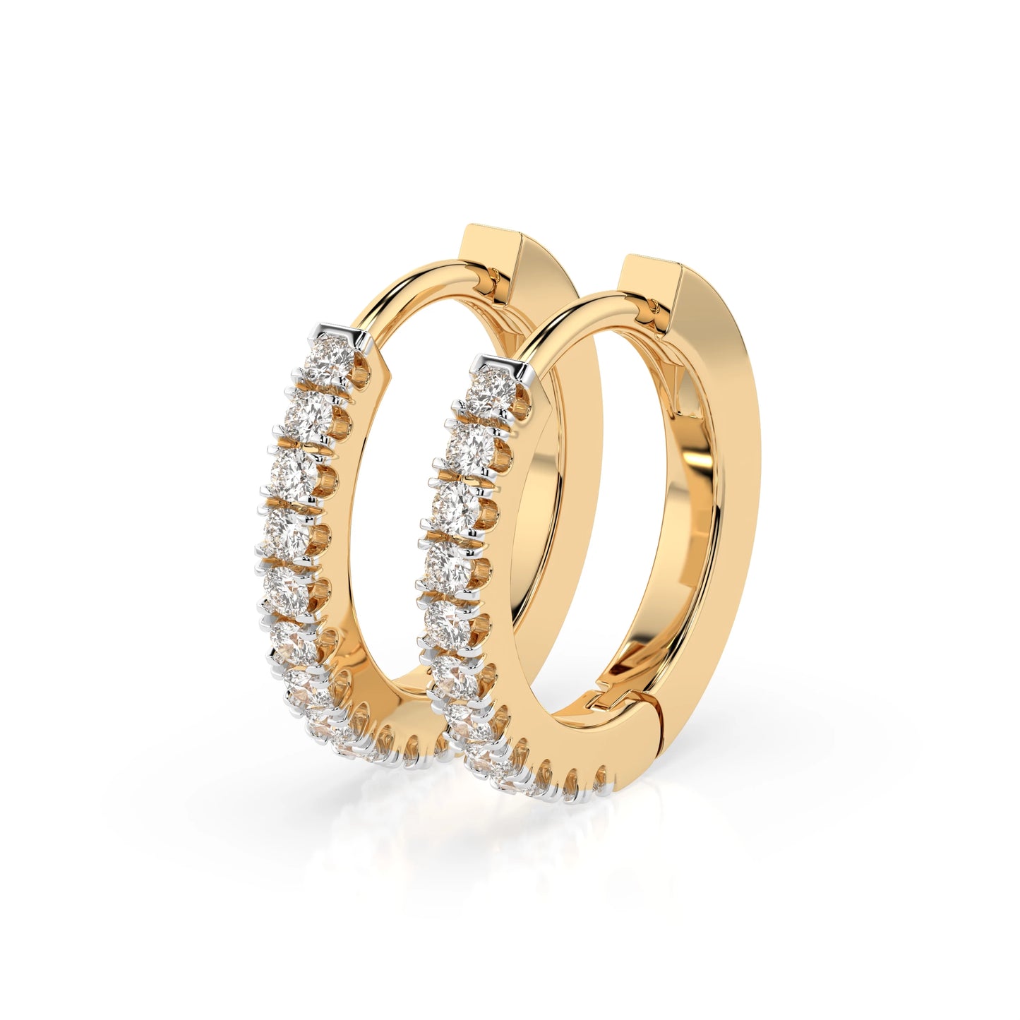 Eternity-Ohrringe (Rund), 0.22 ct — 102-10109(1.3)