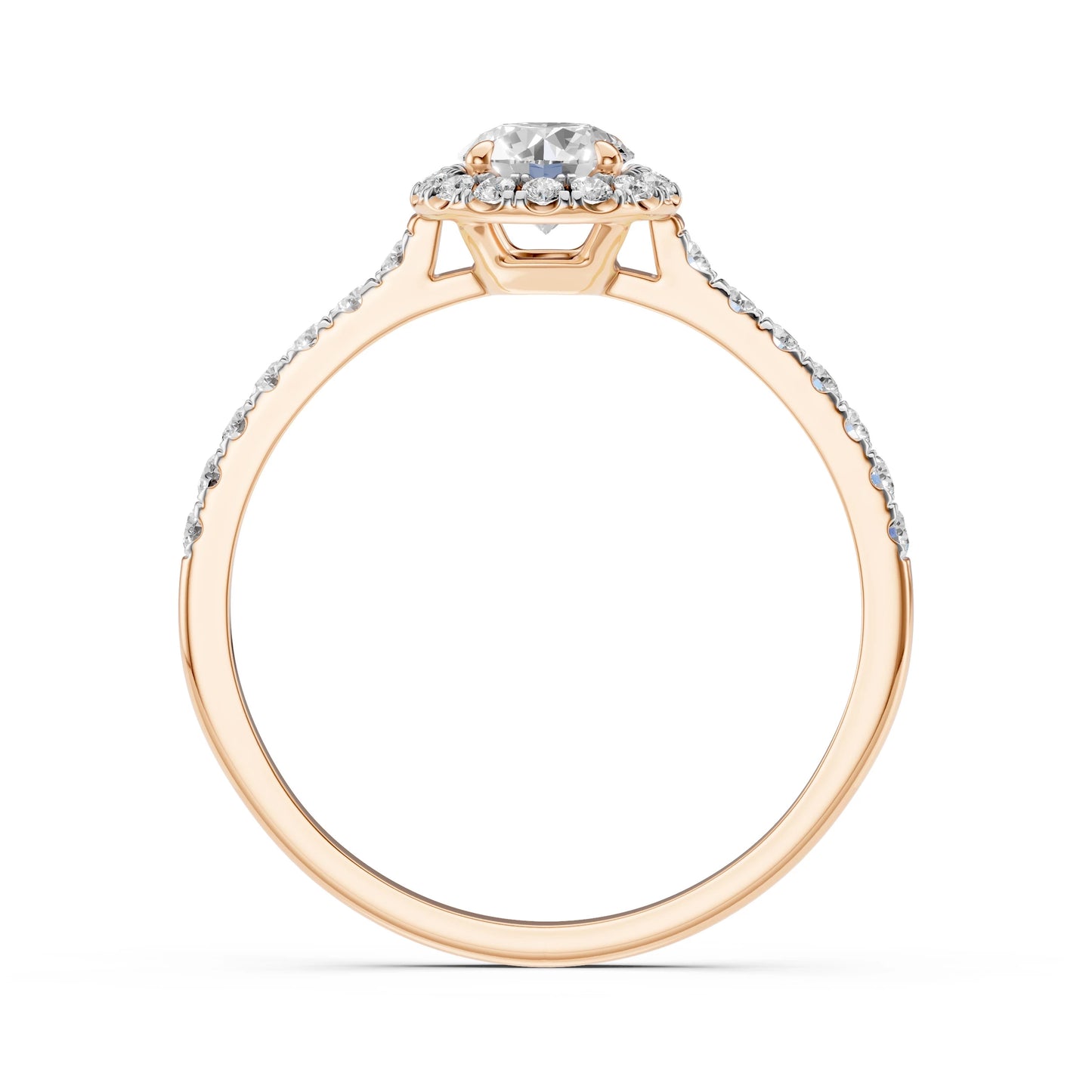 Solitär-Eternity-Ring (Rund), 0.5 ct — 101-10095(5.1)