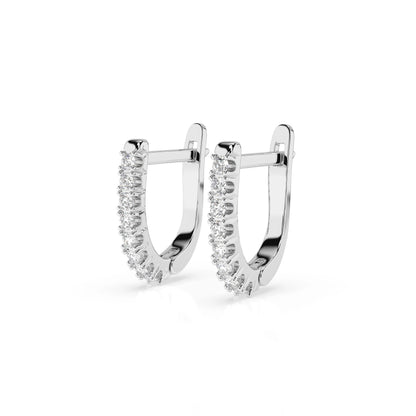 Eternity-Ohrringe (Rund), 0.32 ct — 102-10044/2