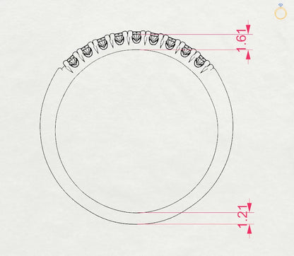 Eternity-Ring (Rund), 0.18 ct — 101-10044/2
