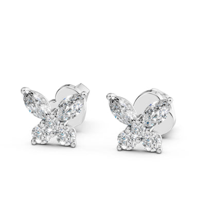Illusion-Ohrringe (Marquise), 0.4 ct — 102-10192