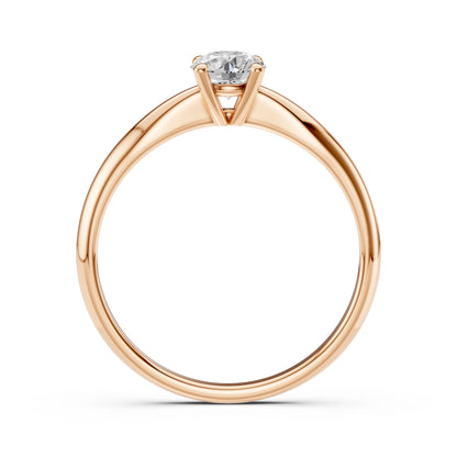 Solitär-Ring (Rund), 0.4 ct — 101-10021(4.7)