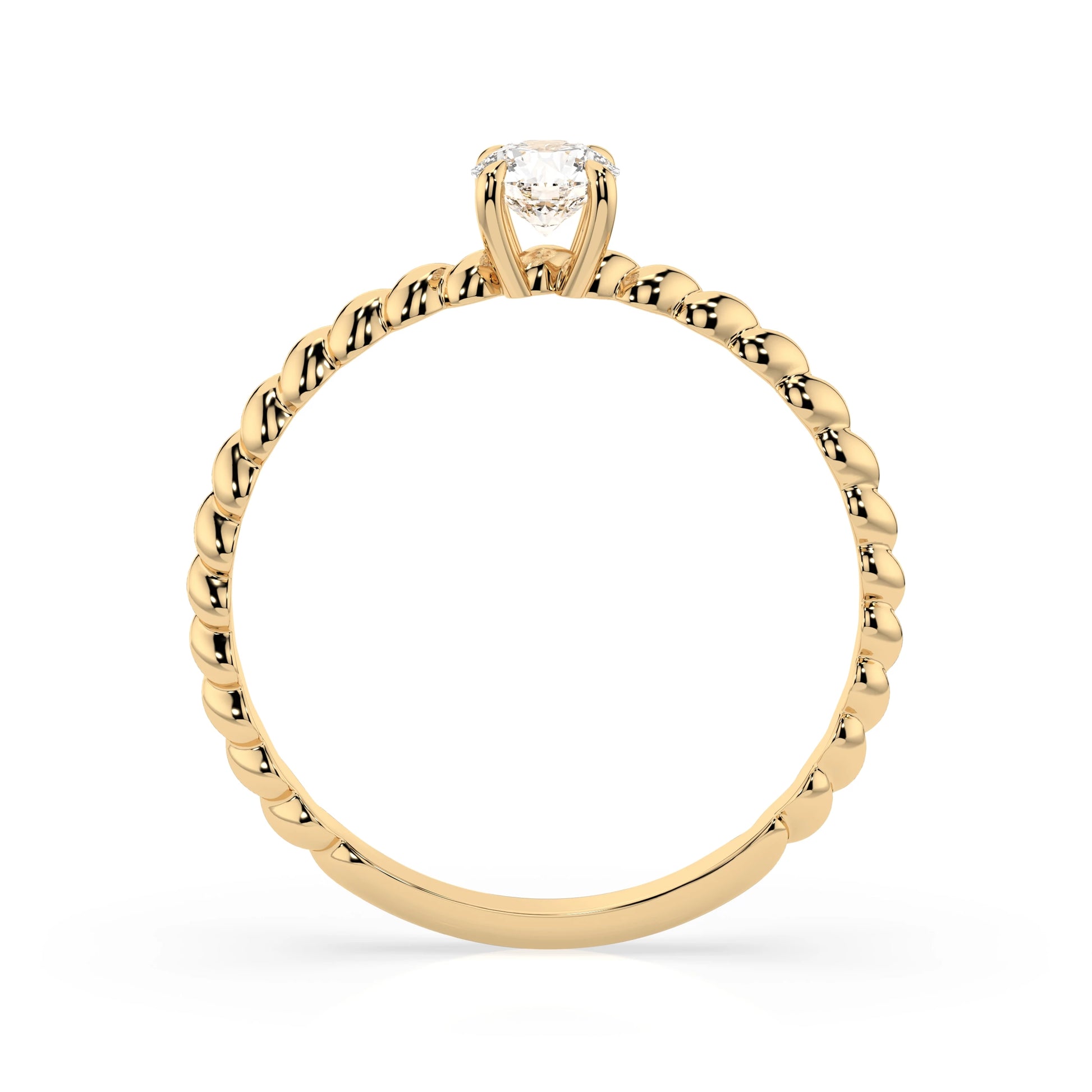Solitär-Ring (Rund), 0.3 ct — 101-10038(4.2)