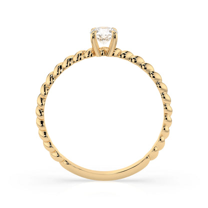Solitär-Ring (Rund), 0.3 ct — 101-10038(4.2)