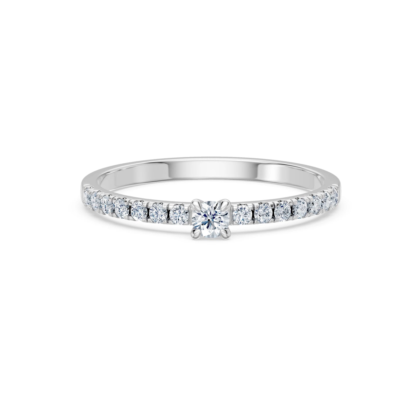 Solitär-Eternity-Ring, 0.09 ct — 101-10126/1(2.8)