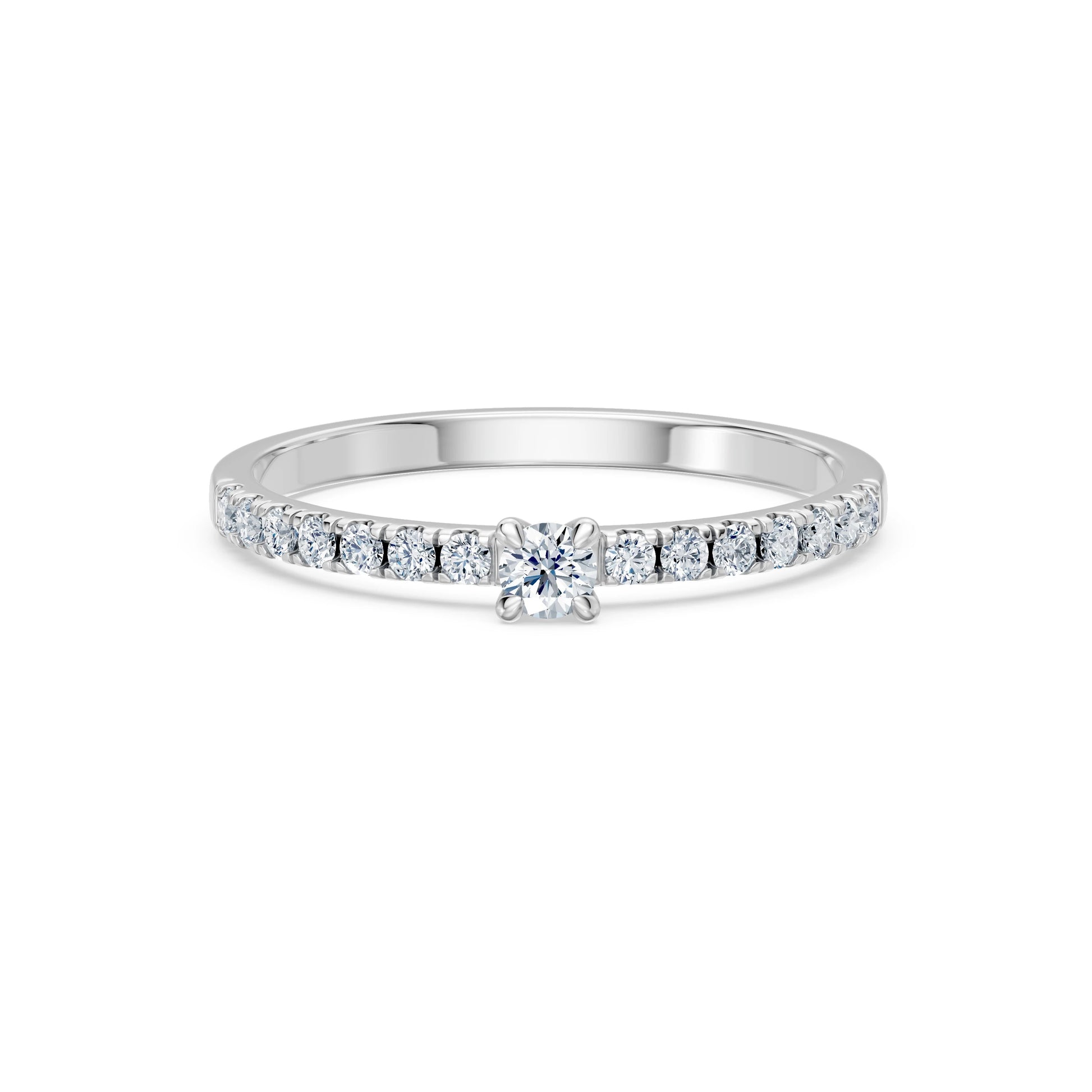 Solitär-Eternity-Ring, 0.09 ct — 101-10126/1(2.8)