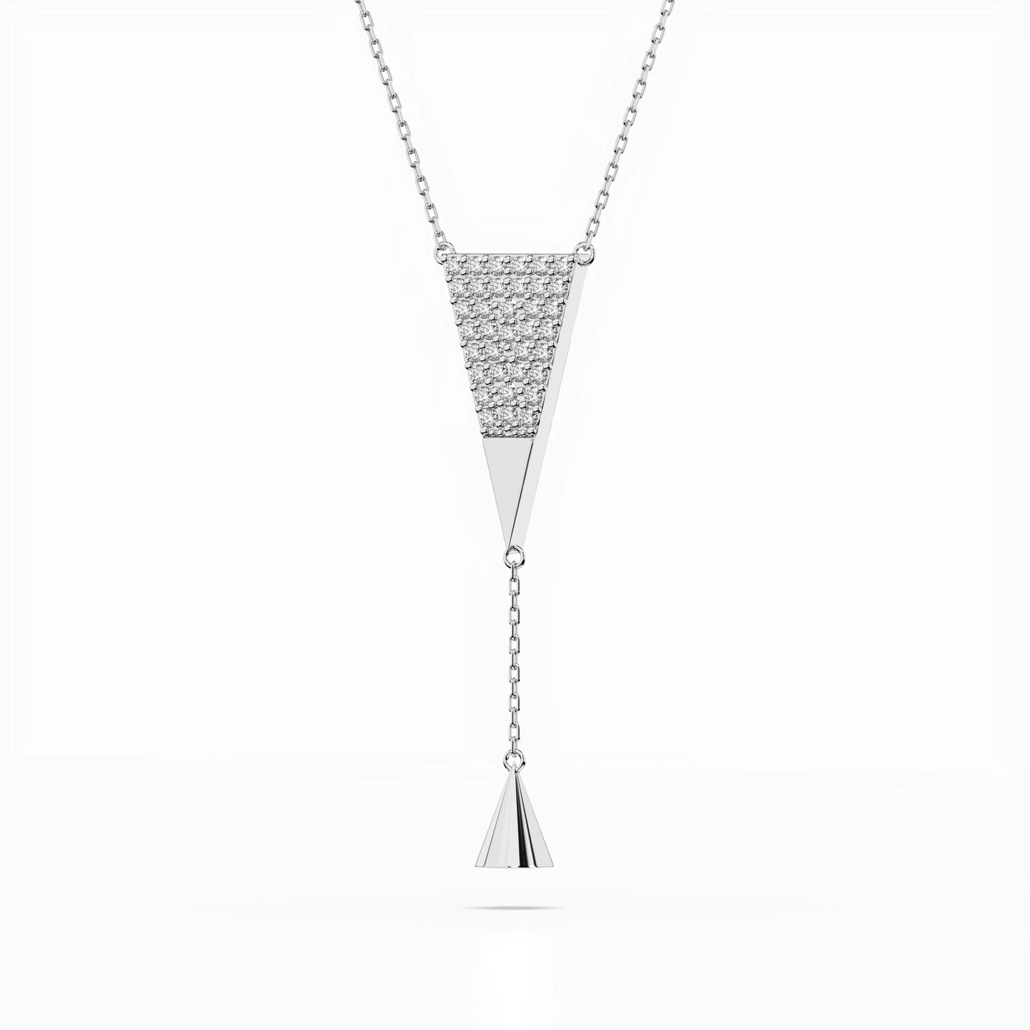 Minimalismus-Halskette (Rund), 0.22 ct — 104-10018