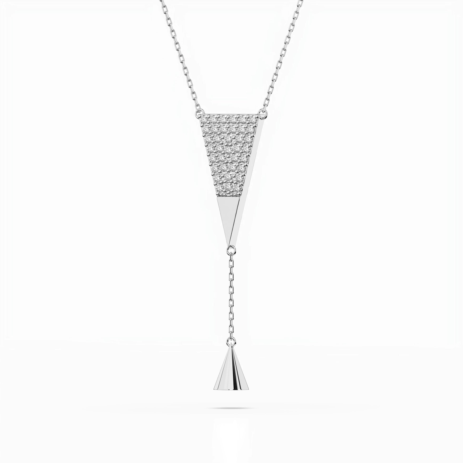 Minimalismus-Halskette (Rund), 0.22 ct — 104-10018