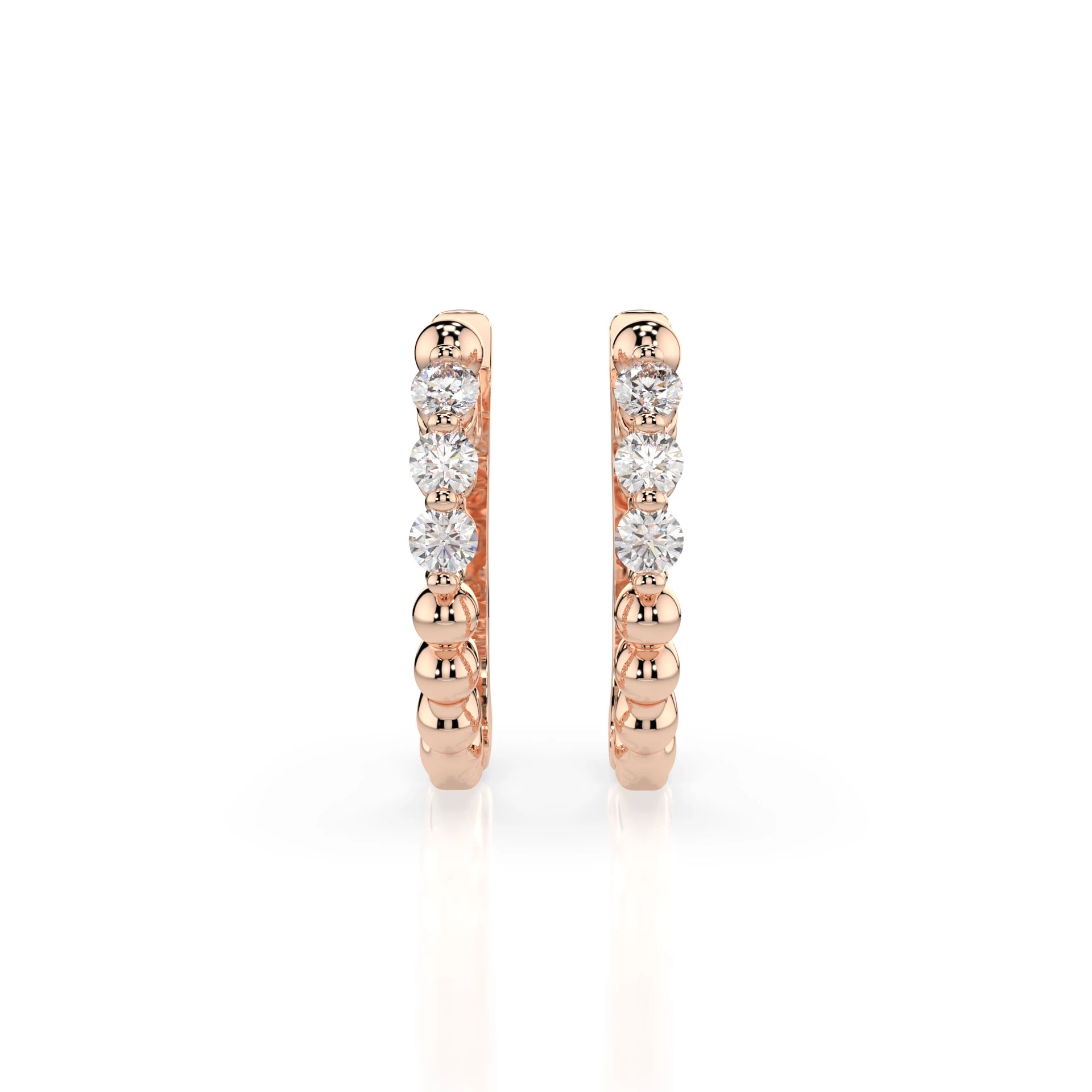 Eternity-Ohrringe (Rund), 0.18 ct — 102-10019/2(2.0)