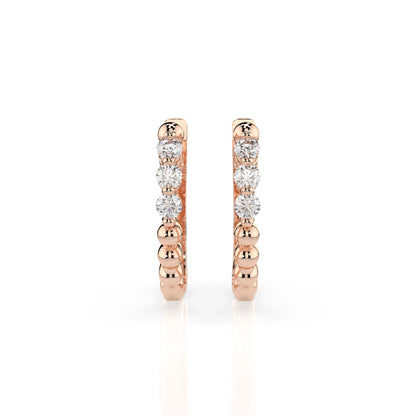 Eternity-Ohrringe (Rund), 0.18 ct — 102-10019/2(2.0)