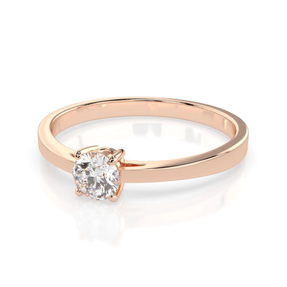 Solitär-Ring (Rund), 0.25 ct — 101-10012/1(4.0)