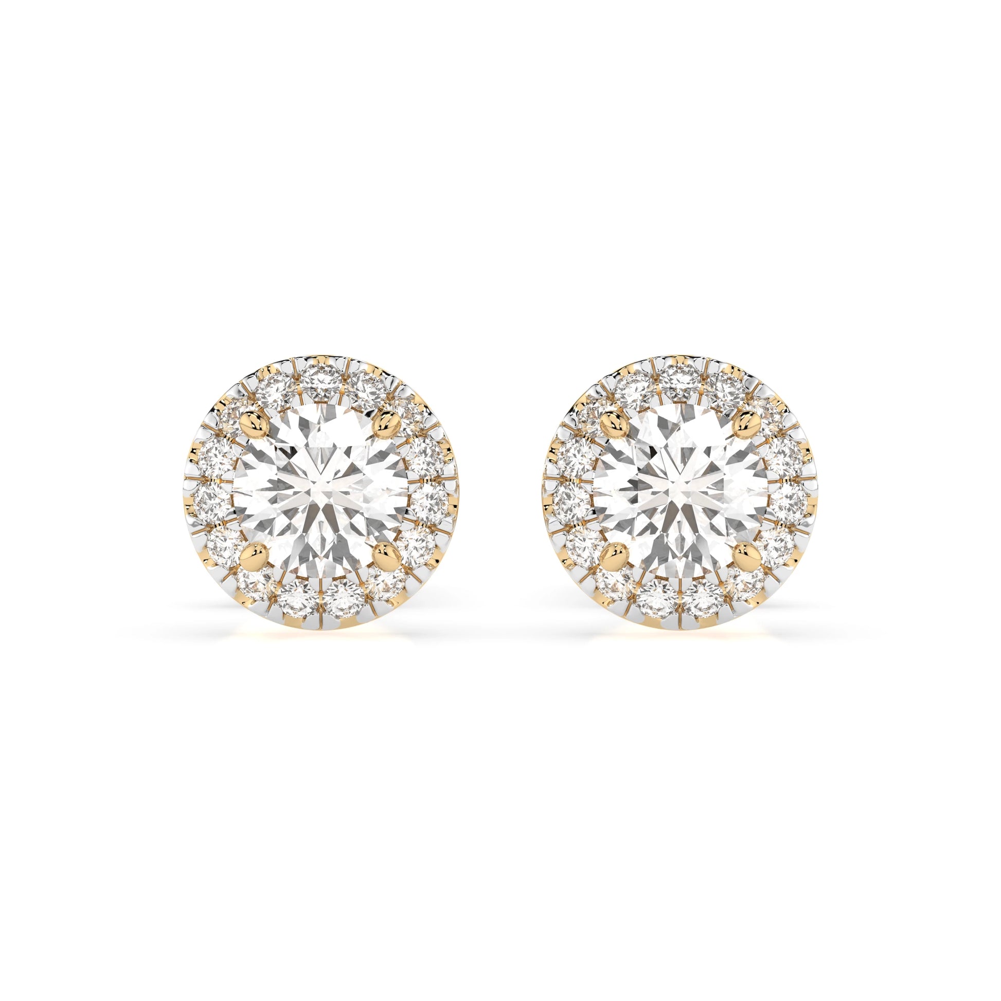 Solitär-Eternity-Ohrringe (Rund), 0.4 ct — 102-10095(3.7)
