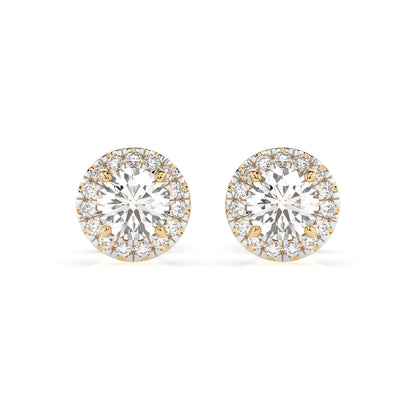 Solitär-Eternity-Ohrringe (Rund), 0.4 ct — 102-10095(3.7)