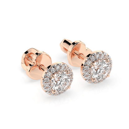 Solitär-Eternity-Ohrringe (Rund), 0.4 ct — 102-10095(3.7)