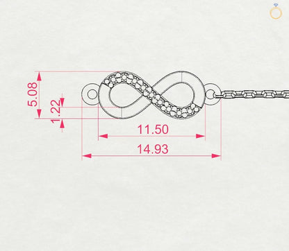 Minimalismus-Armband (Rund), 0.05 ct — 105-10009