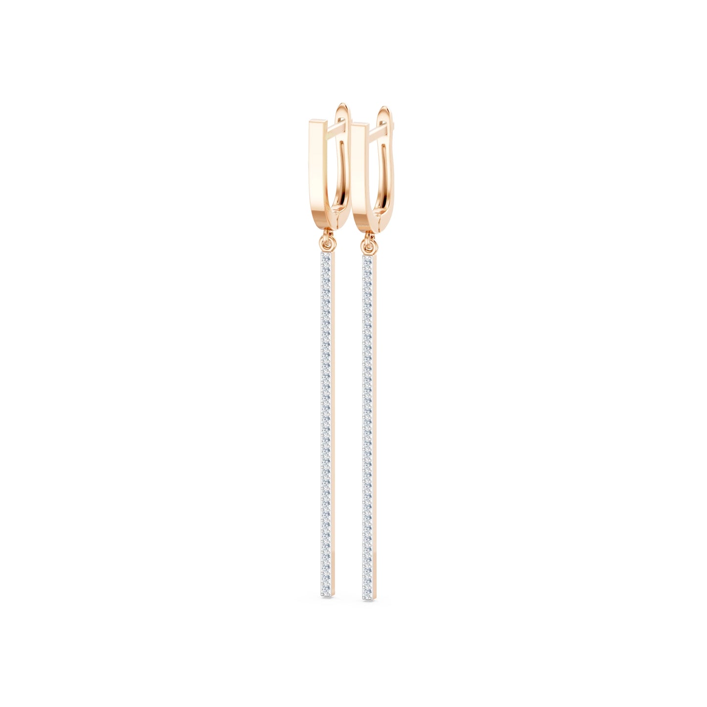 Minimalismus-Ohrringe, 0.38 ct — 102-10129/2