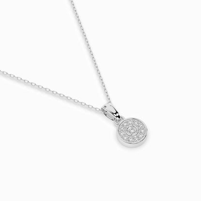 Illusion-Halskette (Rund), 0.01 ct — 104-10032