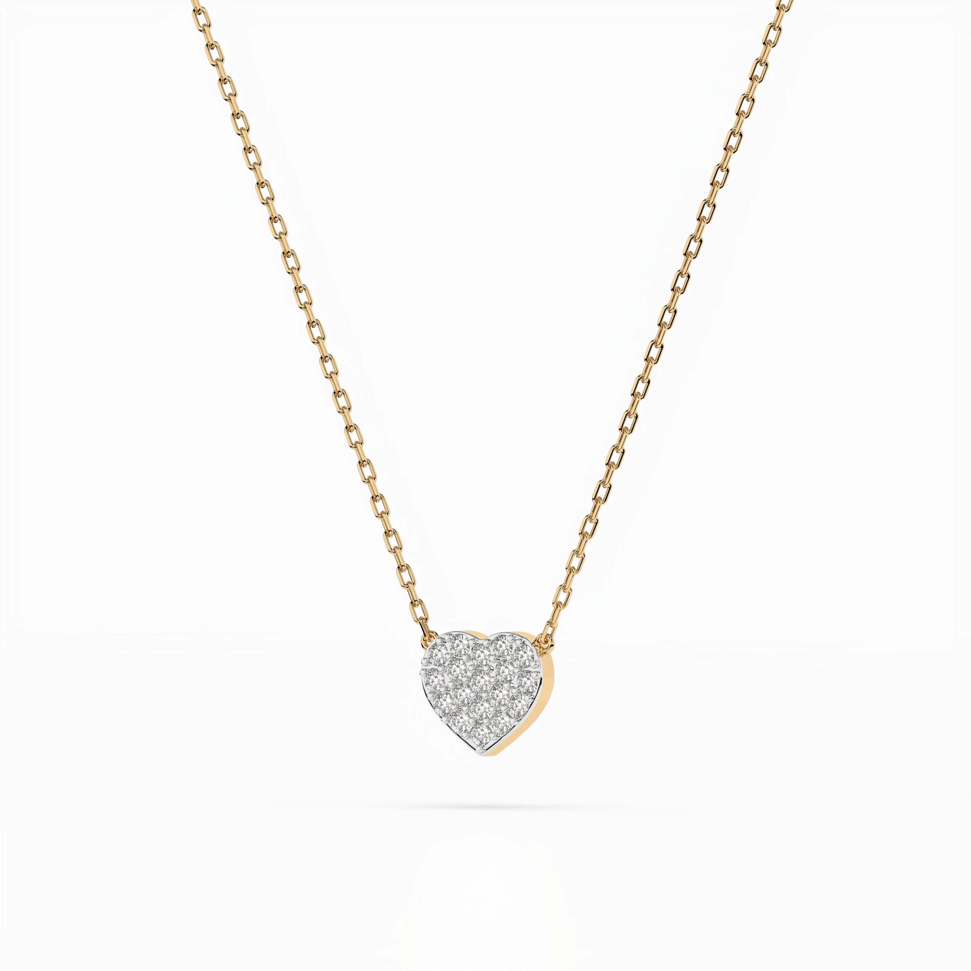 Illusion-Halskette (Rund), 0.09 ct — 104-10059