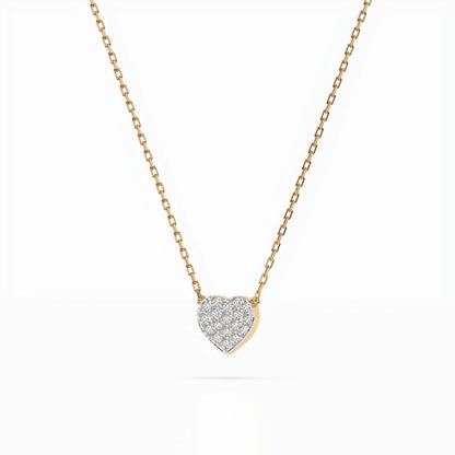 Illusion-Halskette (Rund), 0.09 ct — 104-10059