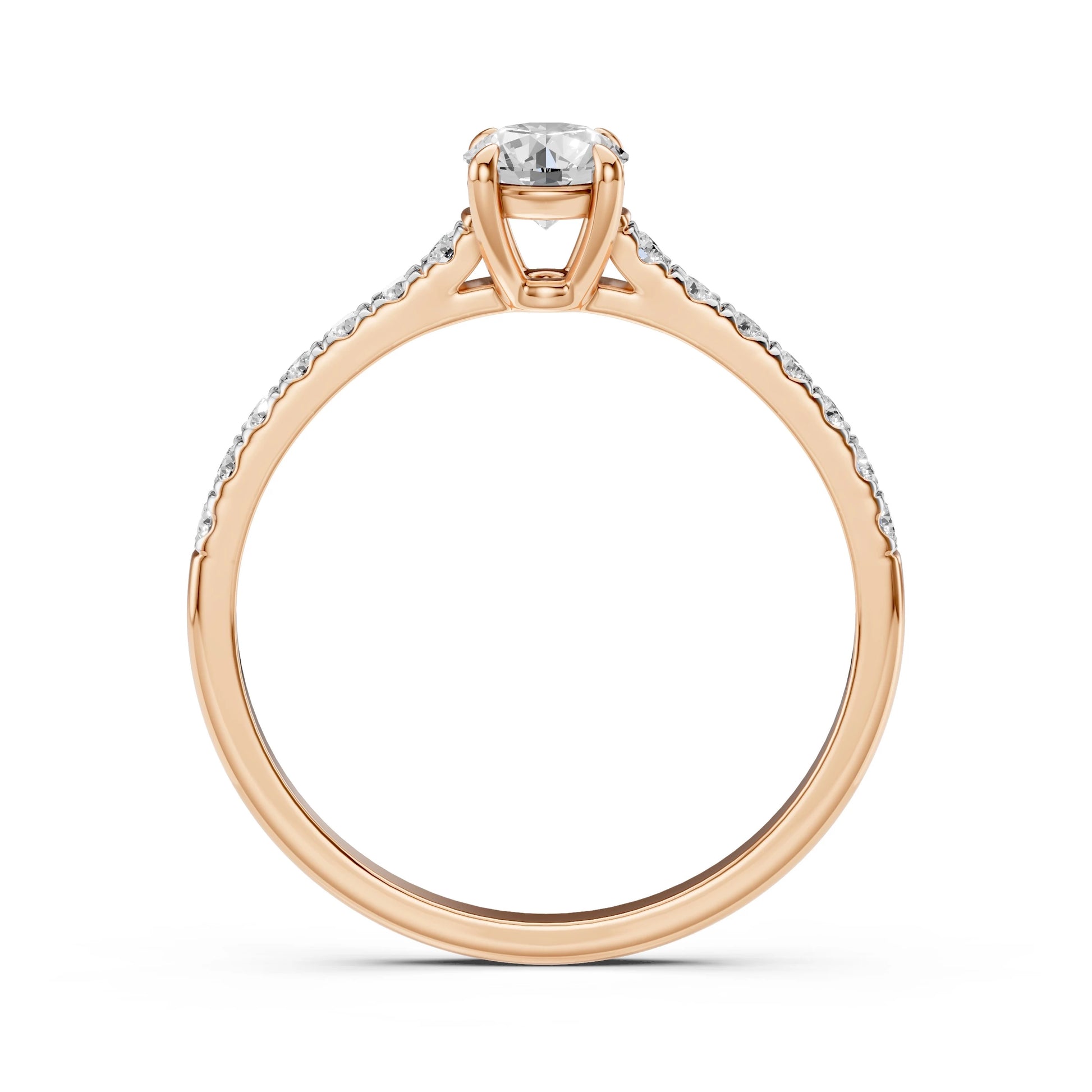Solitär-Eternity-Ring (Rund), 0.5 ct — 101-10094(5.1)