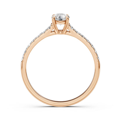 Solitär-Eternity-Ring (Rund), 0.5 ct — 101-10094(5.1)