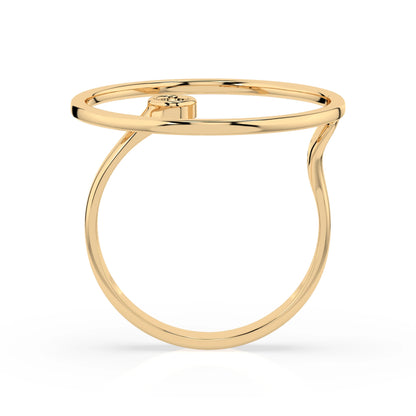 Minimalismus-Ring (Rund), 0.03 ct — 101-10077