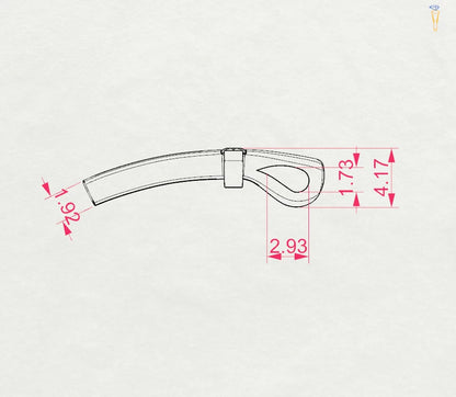 Minimalismus-Halskette (Rund), 0.03 ct — 104-10031