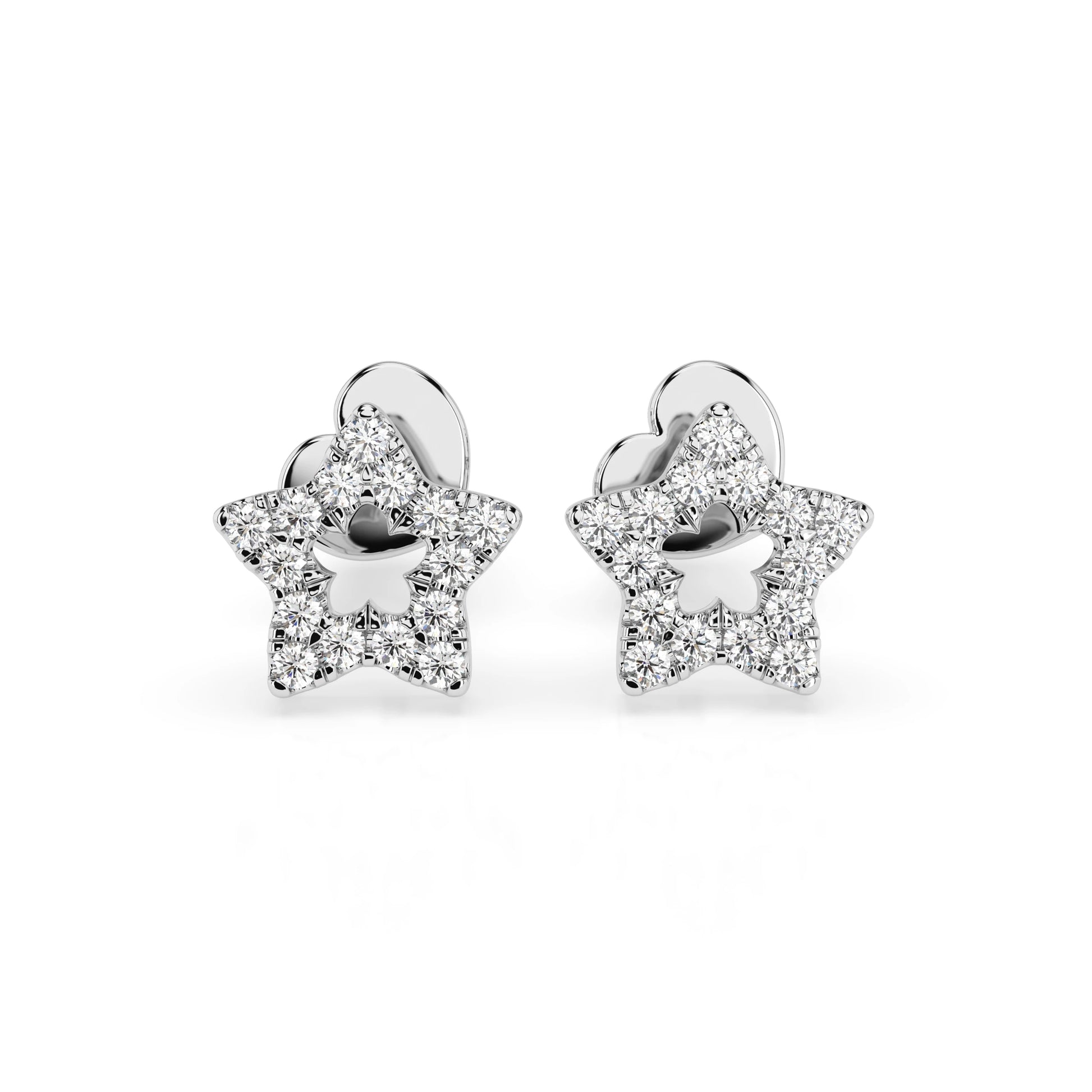 Minimalismus-Ohrringe (Rund), 0.18 ct — 102-10054