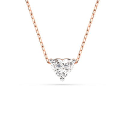Solitär-Halskette (Herz), 0.3 ct — 104-10066(0.30)HRT