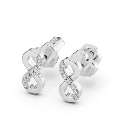 Minimalismus-Ohrringe (Rund), 0.09 ct — 102-10092
