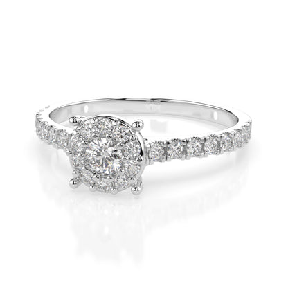 Solitär-Eternity-Ring (Rund), 0.06 ct — 101-10017(2.5)
