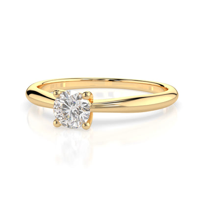 Solitär-Ring (Rund), 0.35 ct — 101-10021(4.5)