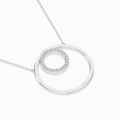 Minimalismus-Halskette (Rund), 0.13 ct — 104-10054