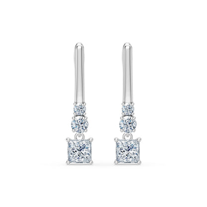 Solitär-Eternity-Ohrringe, 0.6 ct — 102-10143(0.30)PR