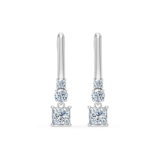 Solitär-Eternity-Ohrringe, 0.6 ct — 102-10143(0.30)PR